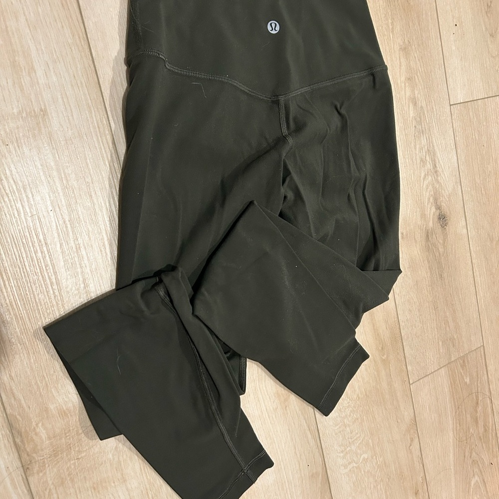 lululemon athletica Dark Green Leggings